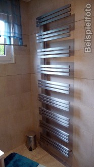600 x 1880 mm Edelstahl Design Heizkrper