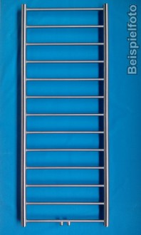 Handtuchheizkrper V4A Edelstahl 600x1500mm + Mittelanschluss + obere plane Enden