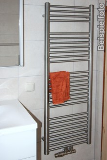 450x1300mm Badheizkrper 100% Edelstahl gerade oder gebogen