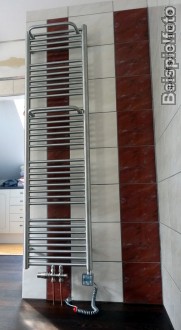 450x1650mm Badheizkrper 100% Edelstahl gerade oder gebogen