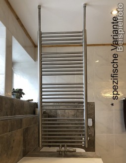 500x1300mm Badheizkrper 100% Edelstahl matt o. poliert
