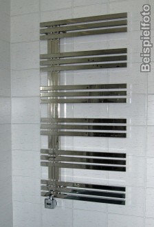 600 x 1220 mm Edelstahl Design Heizkrper