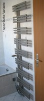 700 x 1880 mm Edelstahl Design Heizkrper