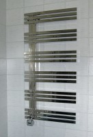500 x 1220 mm Edelstahl Design Heizkrper