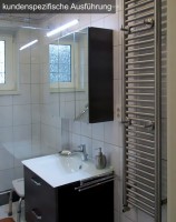 450x1480mm Badheizkrper 100% Edelstahl gerade oder gebogen