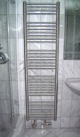 450x1810mm Badheizkrper 100% Edelstahl gerade oder gebogen