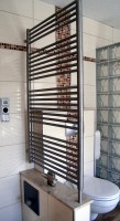 750x1480mm Badheizkrper Edelstahl gerade oder gebogen