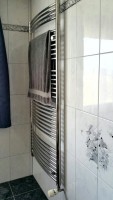 750x1650mm Badheizkrper Edelstahl gerade oder gebogen