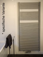 750x1810mm Badheizkrper Edelstahl gerade oder gebogen